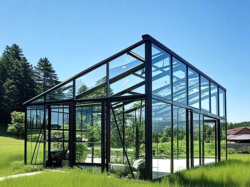 Large Victorian Style Glass Greenhouse For Garden